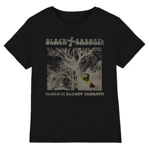 Black Sabbath Unisex Adult Bloody Vintage T-Shirt / Black